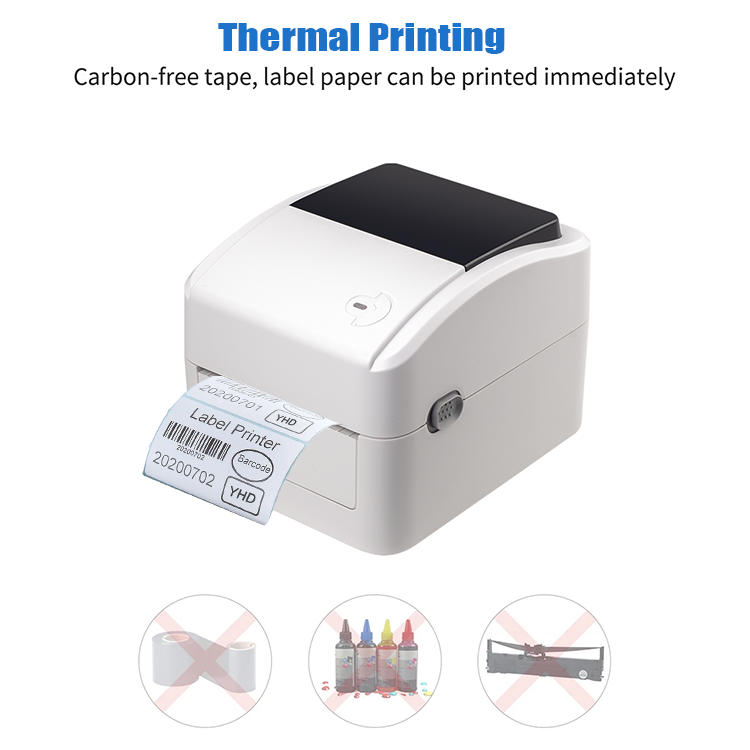 XP-420B Wireless Bluetooth 100mm Shipping Labels Printer Barcode Thermal 4X6 Carton Barcode Sticker Printer For Express Waybill