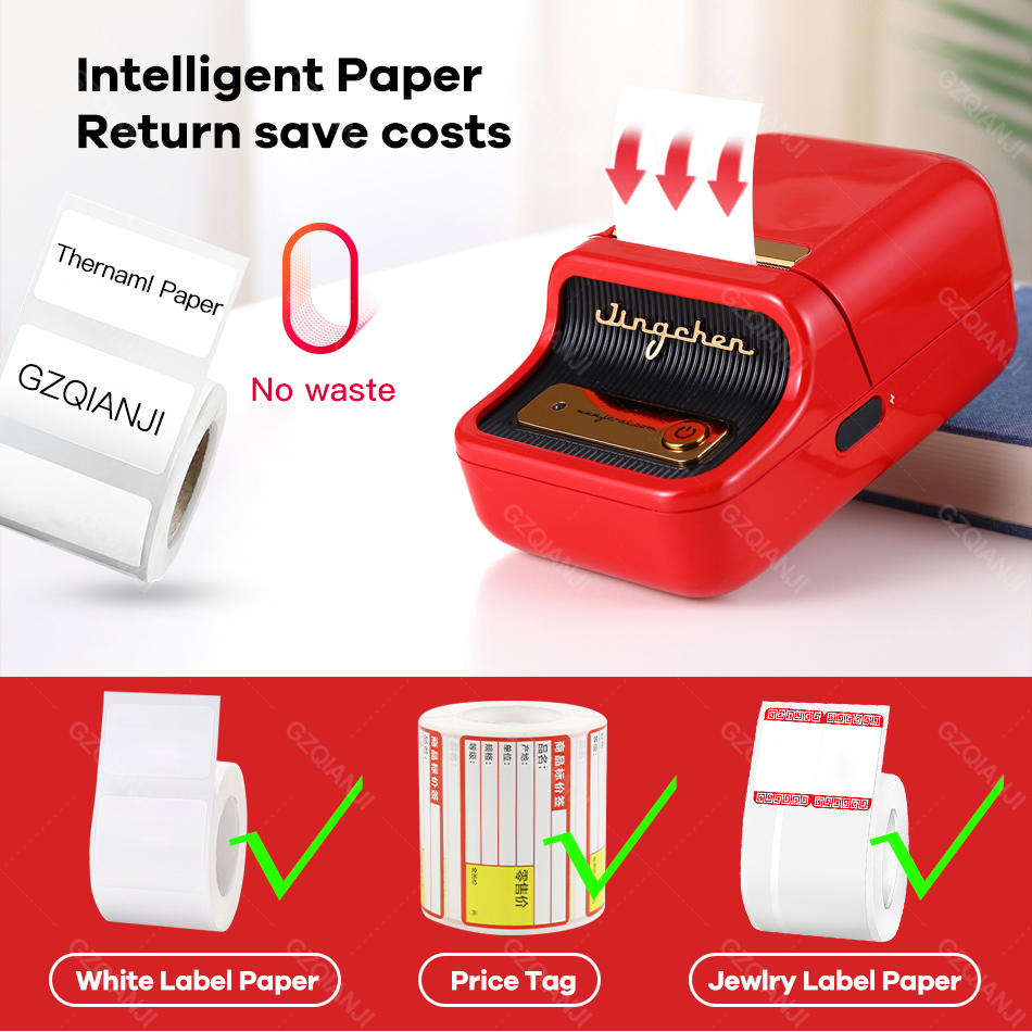 Niimbot Label Printer B1 B21 Portable Handheld Thermal Printer Mini Barcode QR Code Sticker Paper Color Rolls Maker Cable Tag