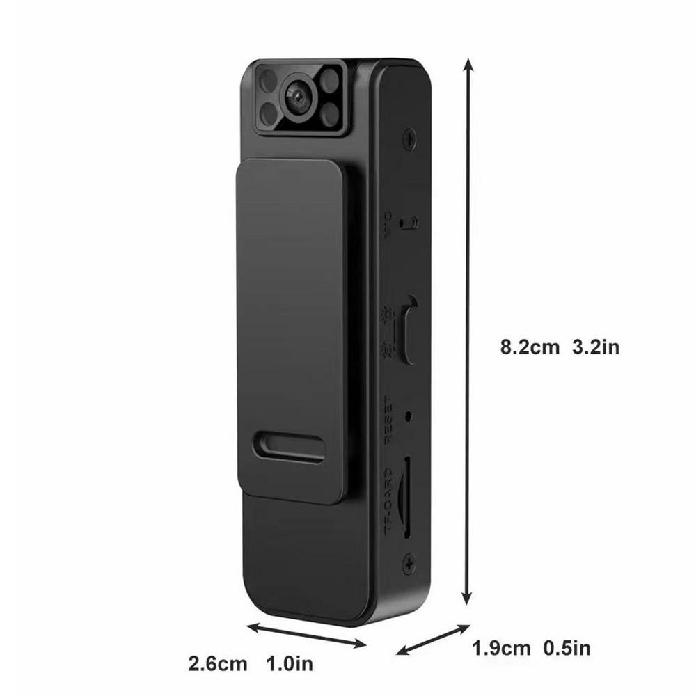 New Original HD 1080P Noise Reduction Camera 4K Video Recorder Wireless Camera Portable Back Clip Walk-around Camera DV Recorder