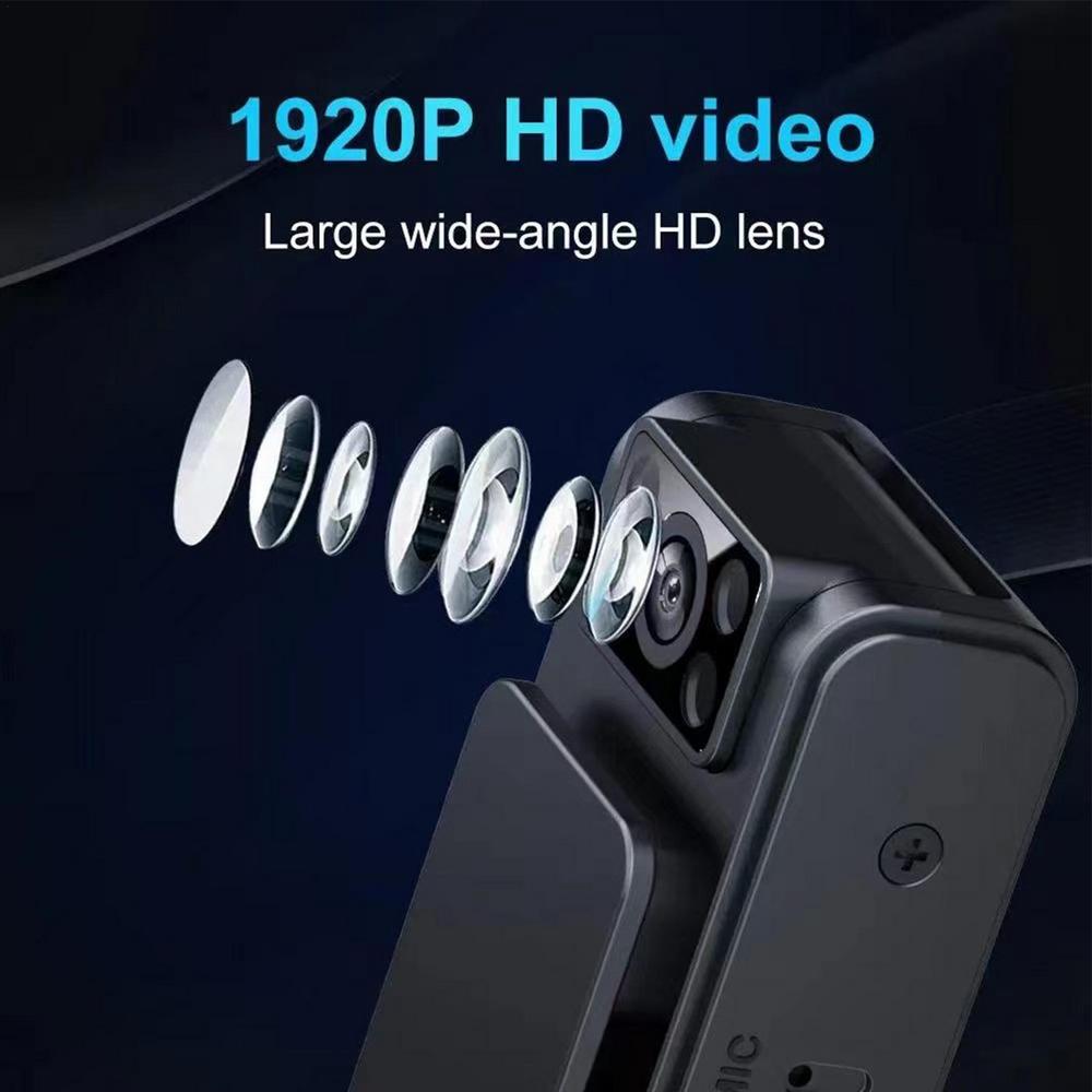 New Original HD 1080P Noise Reduction Camera 4K Video Recorder Wireless Camera Portable Back Clip Walk-around Camera DV Recorder