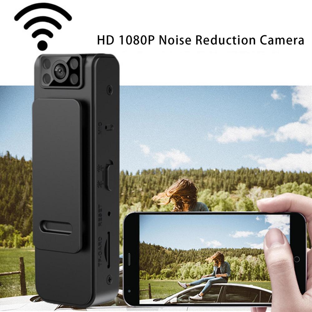 New Original HD 1080P Noise Reduction Camera 4K Video Recorder Wireless Camera Portable Back Clip Walk-around Camera DV Recorder