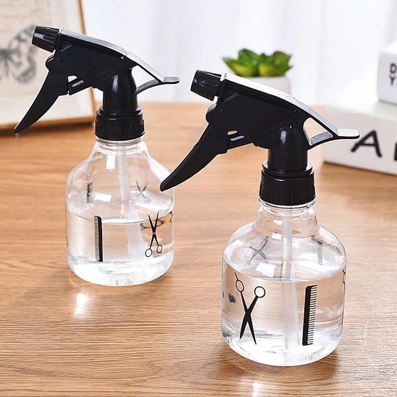 250ML Hairdressing Spray Bottle Salon Barber Hair Tools Water Sprayer Transparent Make-up Style Portable Plastic Spray Bottles