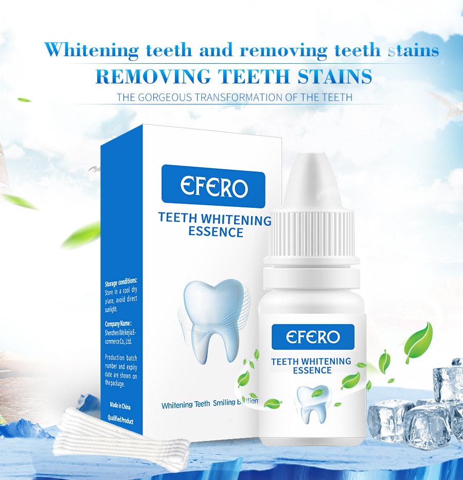 Teeth Whitening Essence Removes Plaque Stains Tooth Bleaching Tools Cleaning Serum White Teeth Oral Hygiene Tooth Whitening