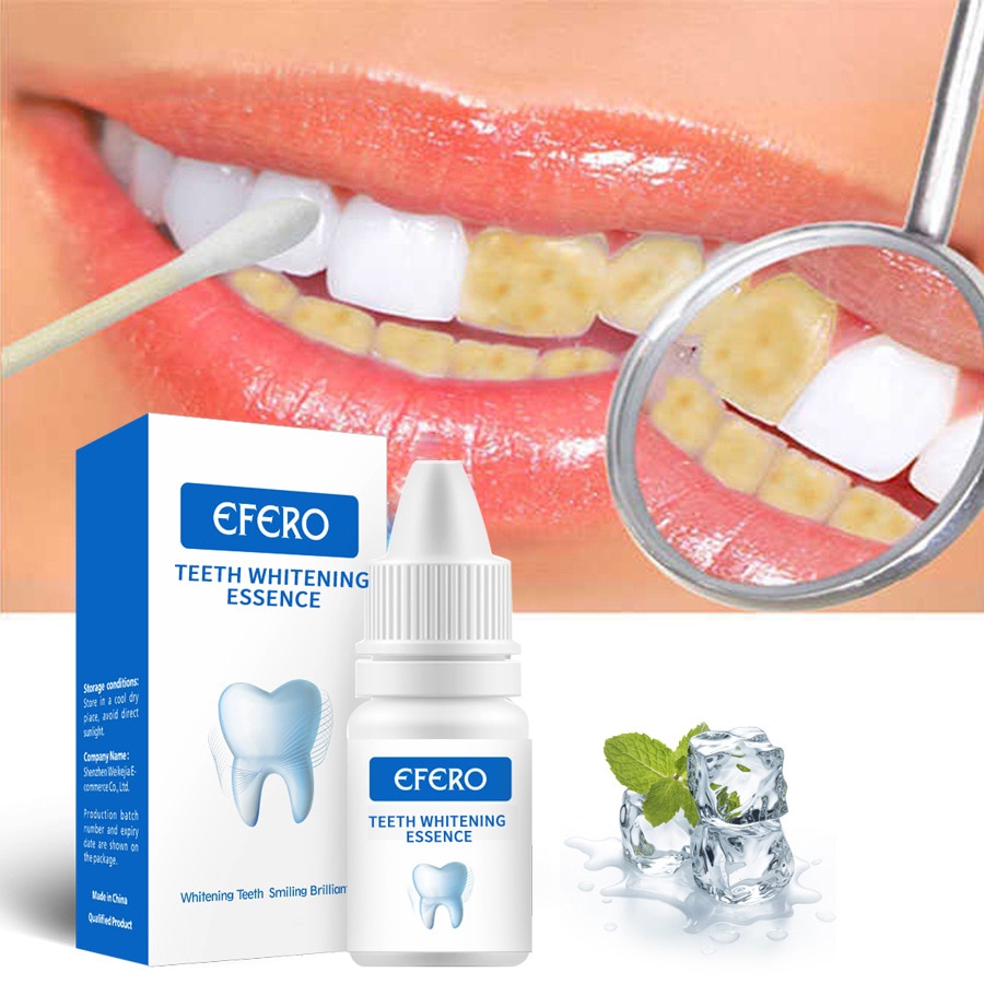 Teeth Whitening Essence Removes Plaque Stains Tooth Bleaching Tools Cleaning Serum White Teeth Oral Hygiene Tooth Whitening