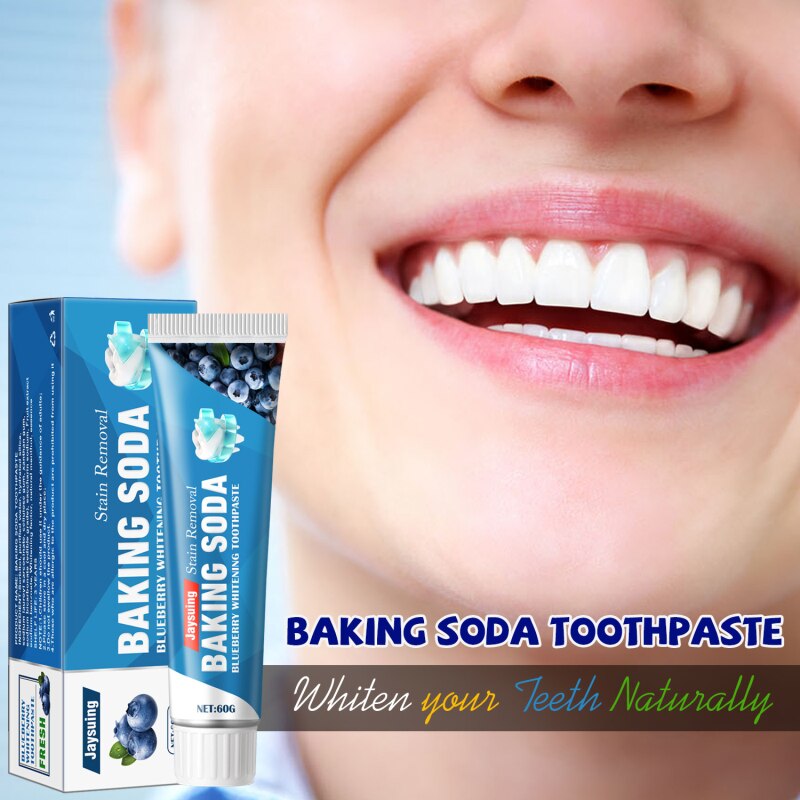 Baking Soda Toothpaste Teeth Whitening Cleansing Teeth Stains Removal Breath Freshen Fruit Flavor Tooth Paste Teeth Whitening