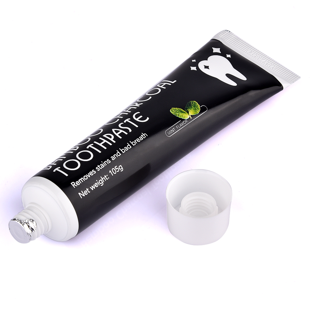 Bamboo Charcoal Toothpaste Refreshing Mint Flavor Oral Hygiene Cleaning Remove Tooth Stains Teeth Whitening Black Toothpaste