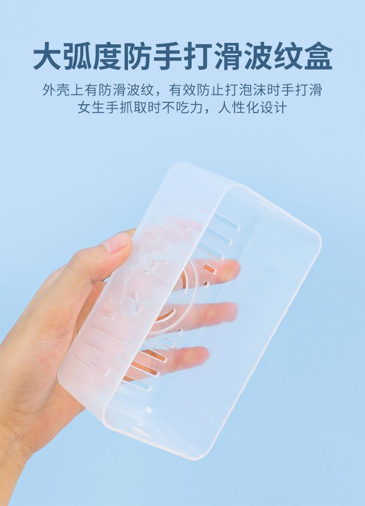 New Hand Free Scrubbing Soap Box Multifunctional Bubble Box Household Automatic Soap Drain Roller Laundry Soap Drainage Type