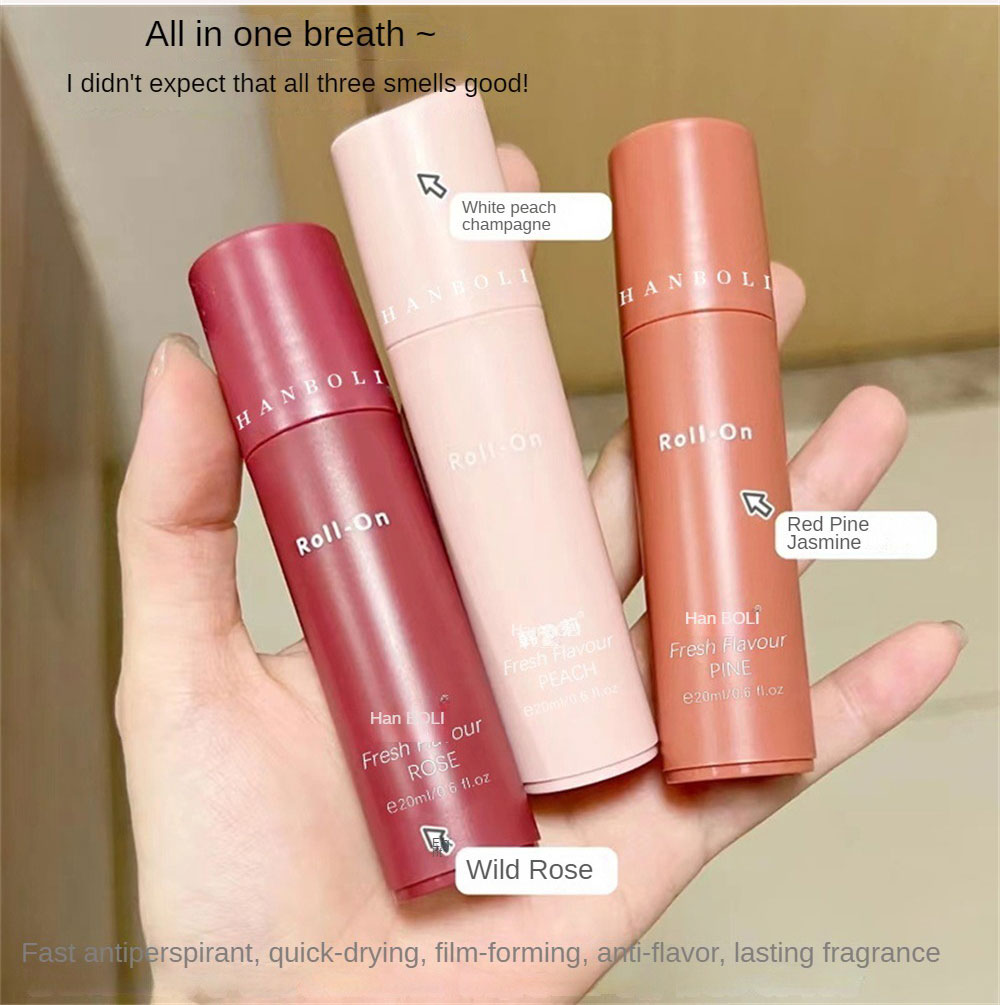 Roll-on Perfume Anti-perspirant Deodorant Body Roll-on Ball 20ml Long-lasting Roll-on Perfume Women Mini Perfume