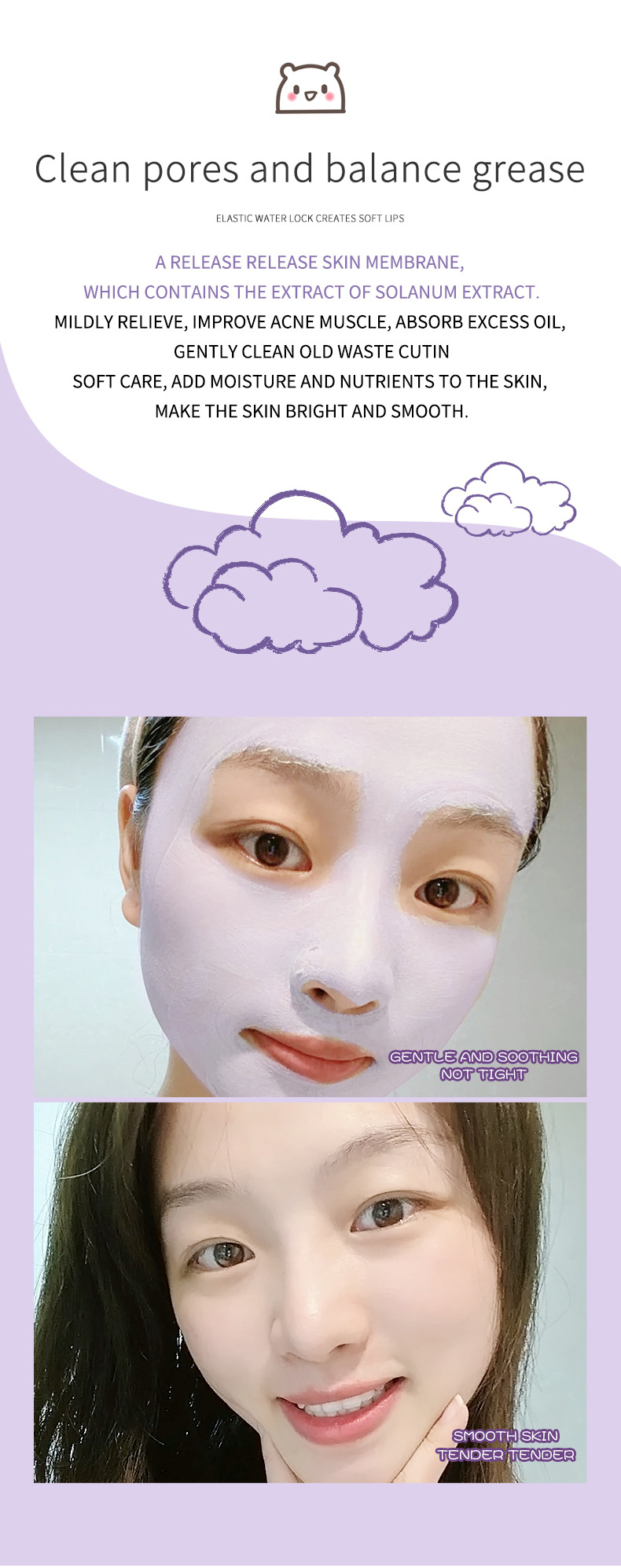 Green Tea Solid Mask Face Deep Cleaning Moisturizing Purifying Clay Stick Oil Control Improves Skin Hydrating Mask Skin Care