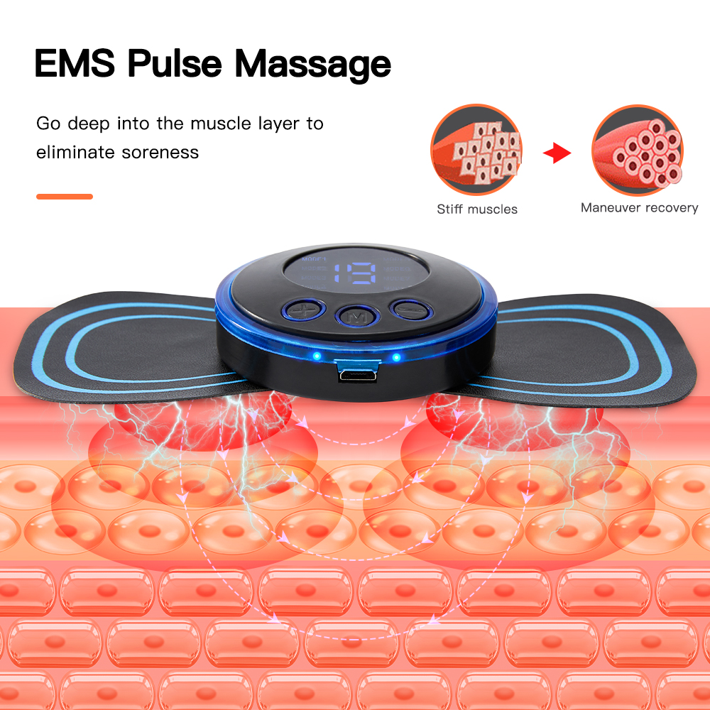 Electric EMS Foot Massager Pad Foldable Massage Mat Muscle Stimulation Relief Pain Relax Feet,Suppoer Dropshipping