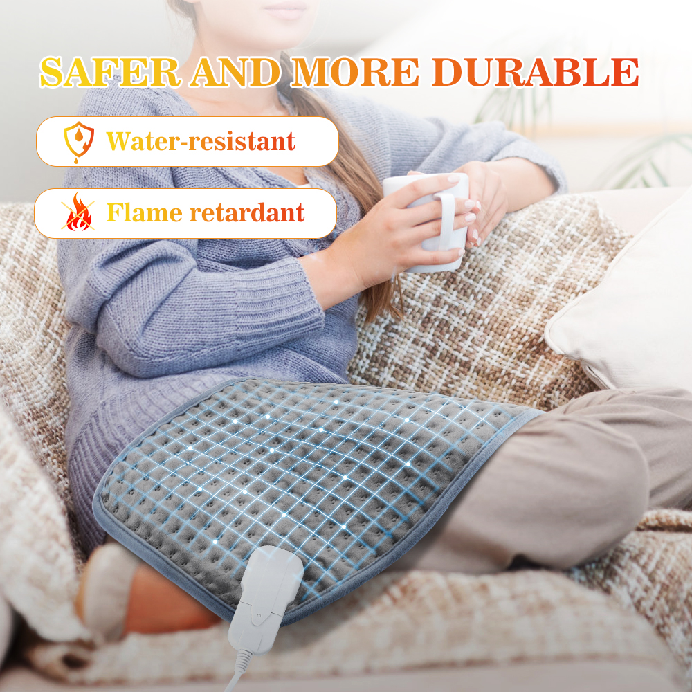 58*29cm Electric Heating Pad Massager Therapy for Body Abdomen Back Pain Relief Winter Warmer Blanket Thermal Massage Mat