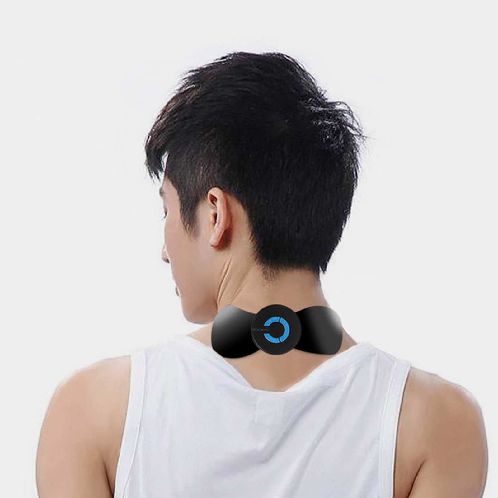 2/4PCS Electric Massager Pad Mini Cervical Massage Stimulator For Men Neck Shoulder Breast Massage Pad Adjustable Massage Pad