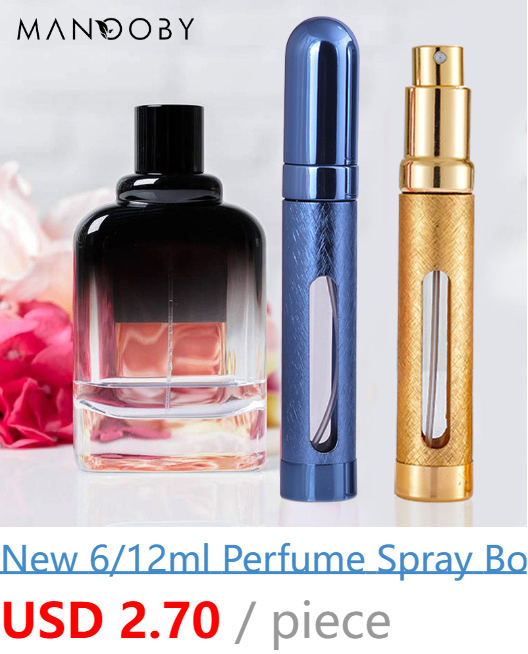 45ml Perfume Spray Bottle With Funnel Mini Portable Refillable Atomizer Travel Cosmetic Containers Perfume Alcohol Refill Bottle