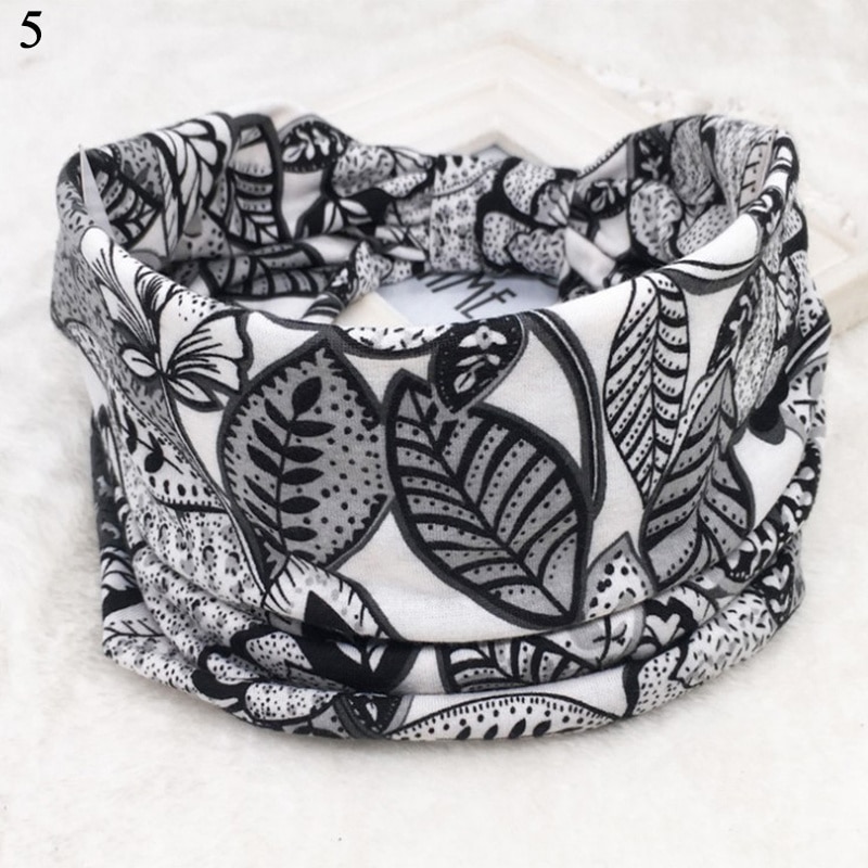 Bohemian Wide Cotton Stretch Headbands Women Headwrap Turban Headwear Bandage Hairbands Bandana Wide Headbands Hair Accessories