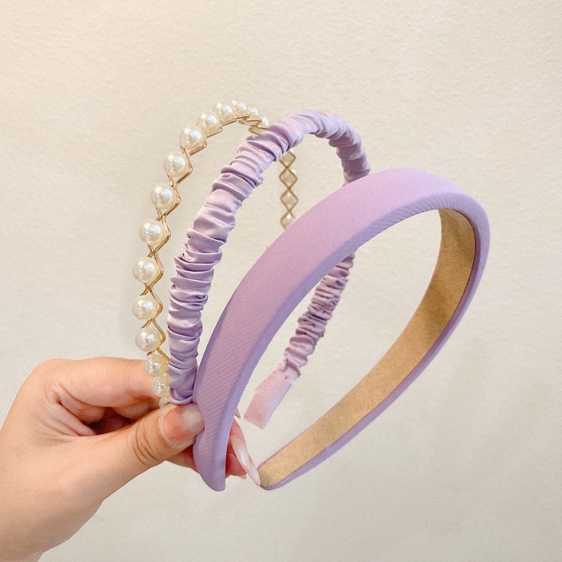 New 3Pcs/set Fashion Hairbands Women Wash your face Hair hoop Summer korean version sweet Hair Band Girl Hair Accessories