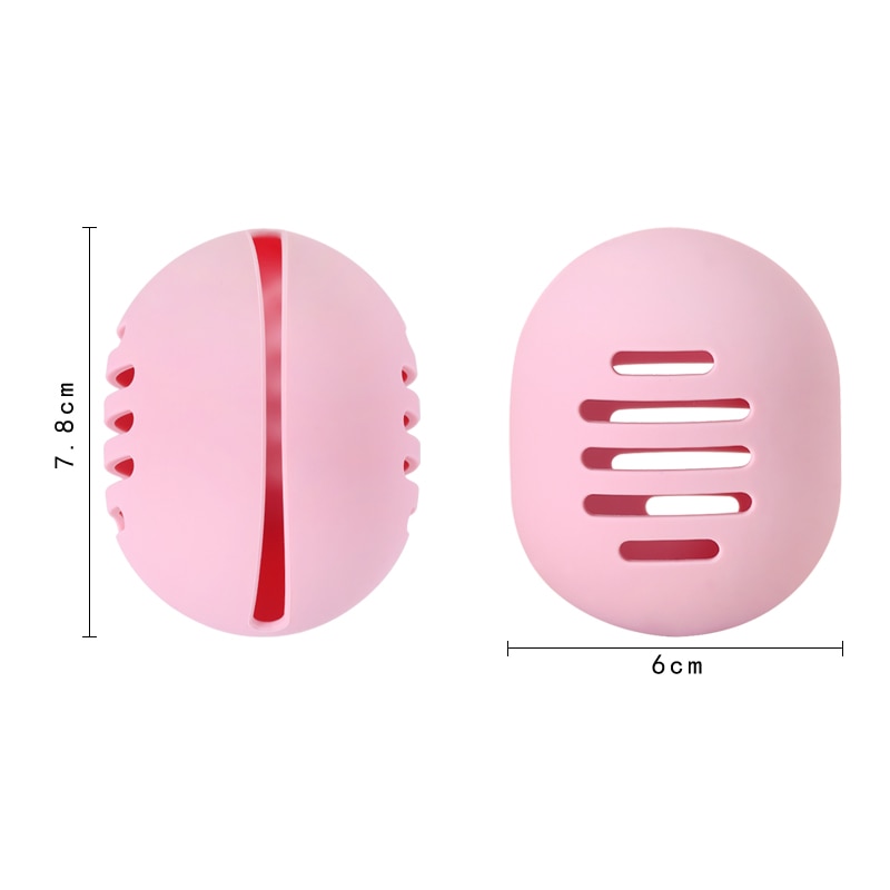 1Pcs Makeup Sponge Holder Eco-Friendly Silicone Multi-hole Beauty Blender Storage Case Travel Protable Cosmetic Puff Holder Box