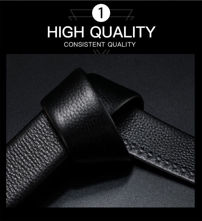 Men Leather Belt Metal Car Automatic Buckle High Quality Men's Leather Belt Business Work Belt