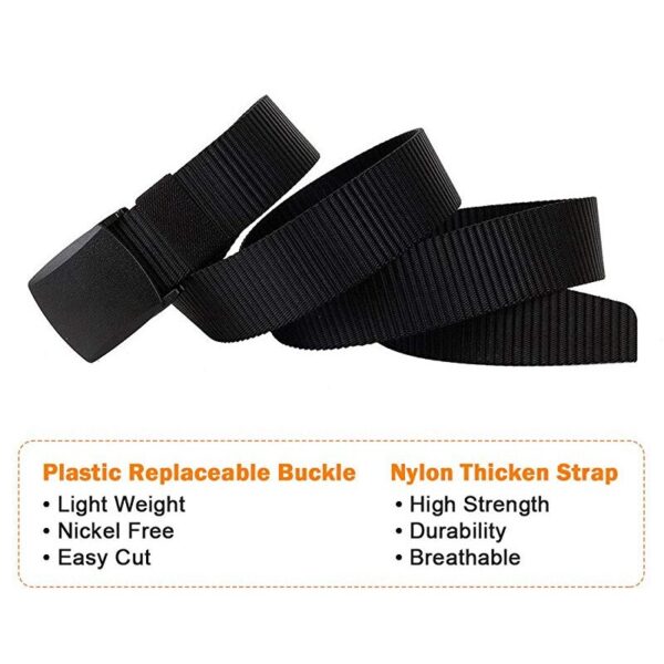 Military Automatic Buckle Nylon Belt Outdoor Hunting Multifunctional Tactical Canvas Belt High Quality Men Belt - Image 3