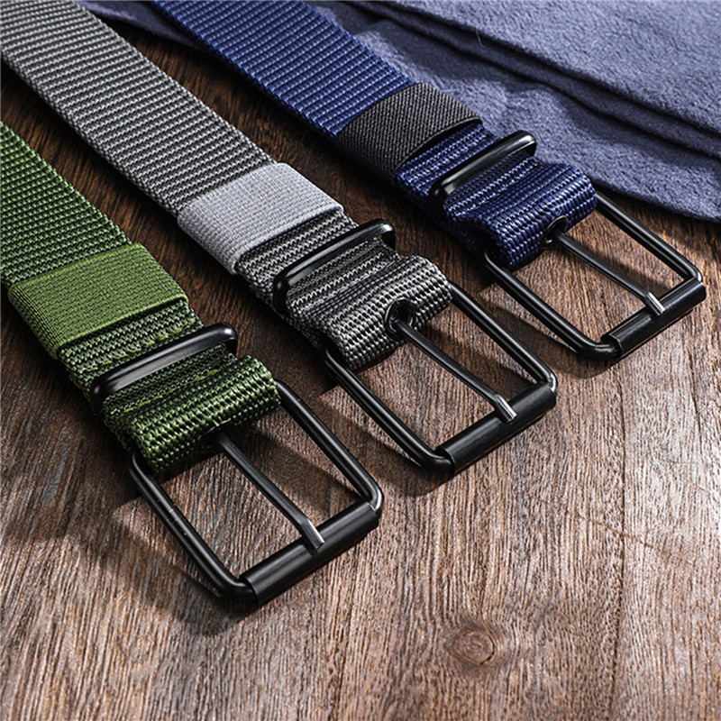 Men's Belts Army Military Canvas Nylon Webbing Tactical Belt Fashion Casual Designer Unisex Belts High Quality Sports Strap