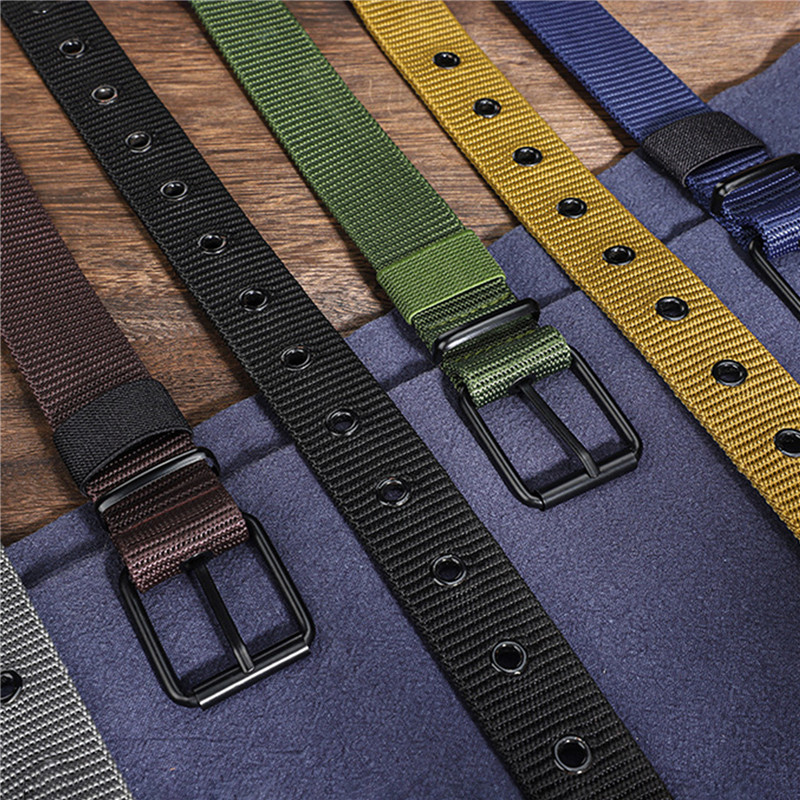 Men's Belts Army Military Canvas Nylon Webbing Tactical Belt Fashion Casual Designer Unisex Belts High Quality Sports Strap