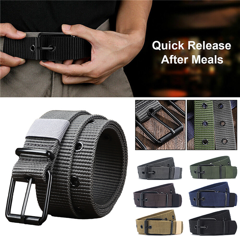 Men's Belts Army Military Canvas Nylon Webbing Tactical Belt Fashion Casual Designer Unisex Belts High Quality Sports Strap