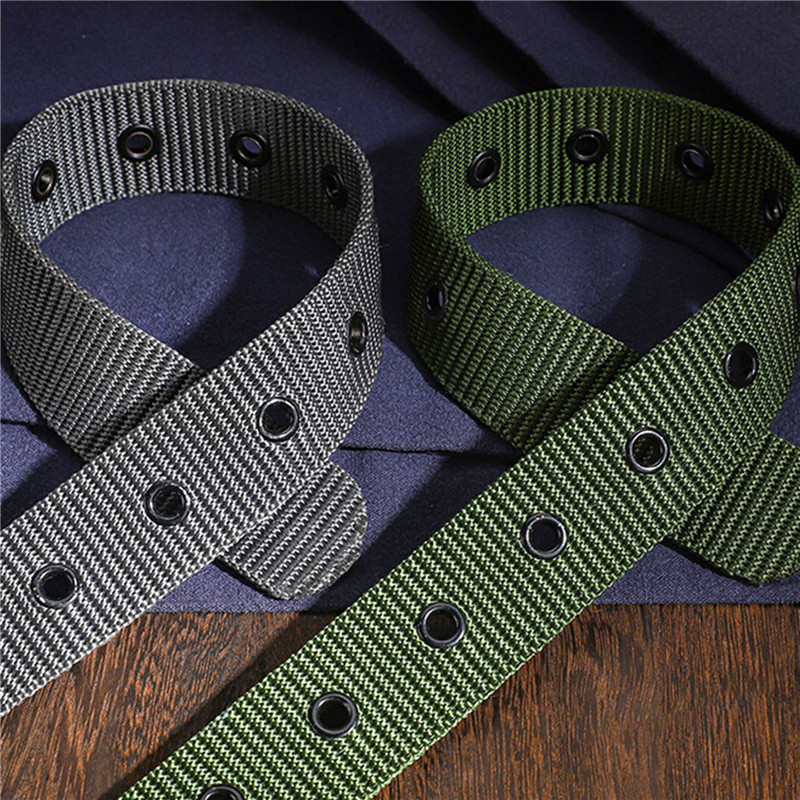 Men's Belts Army Military Canvas Nylon Webbing Tactical Belt Fashion Casual Designer Unisex Belts High Quality Sports Strap